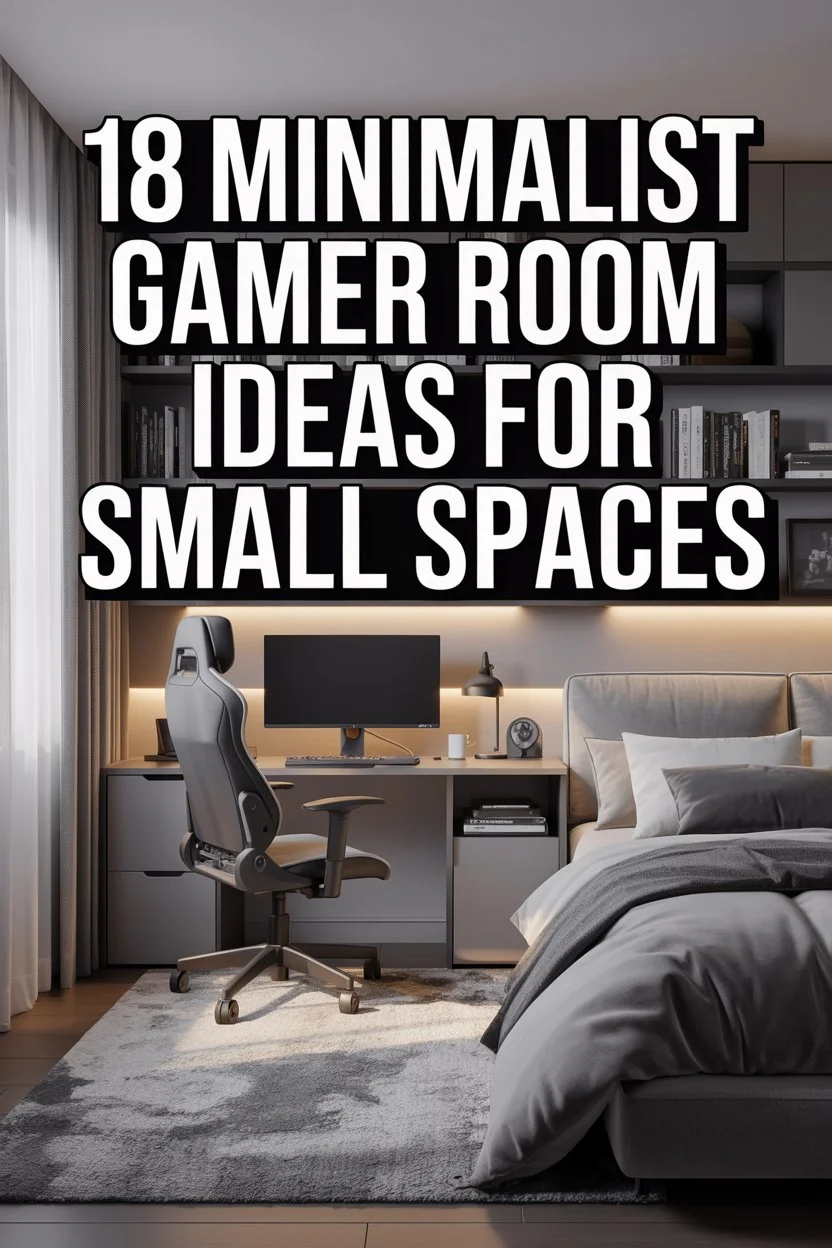 Minimalist Gamer Room Ideas for Small Spaces