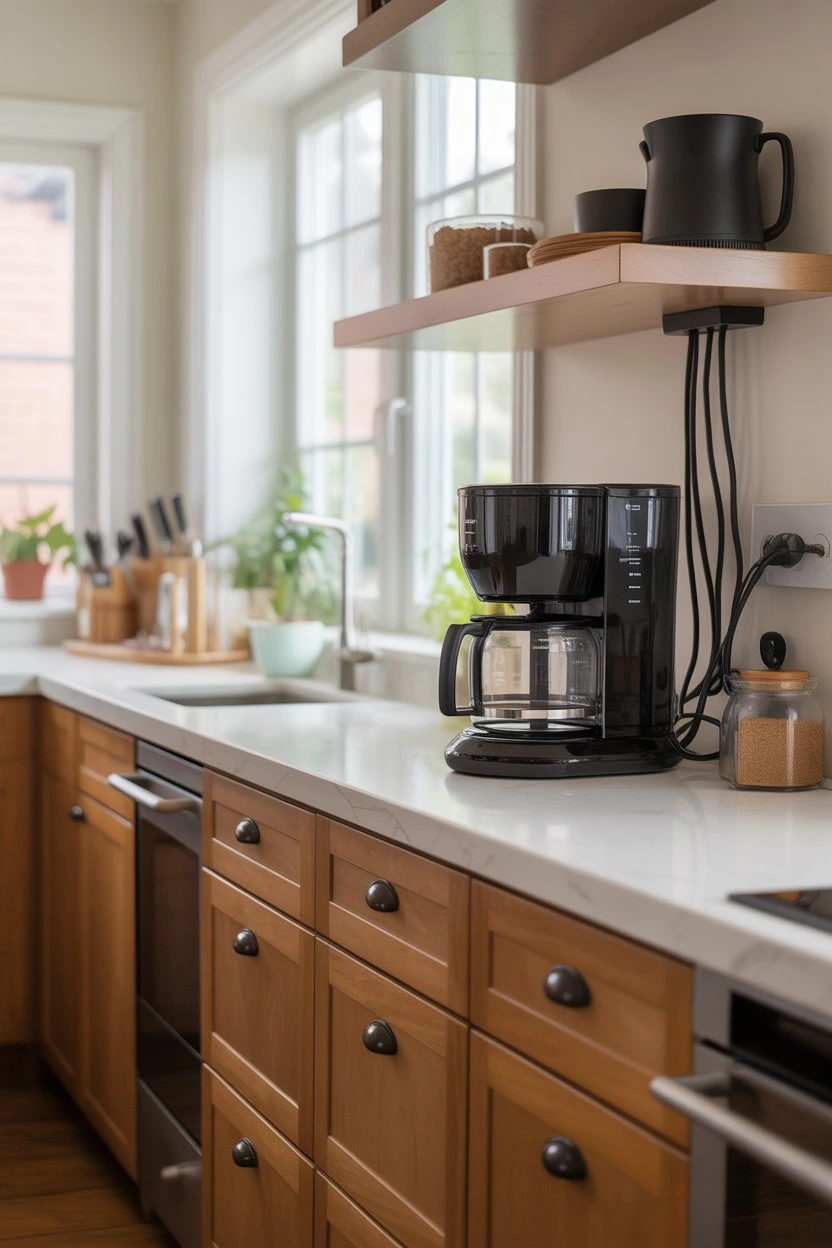 Kid-safe coffee station for families