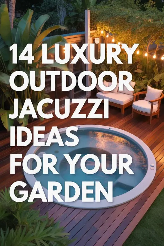 luxury jacuzzi ideas