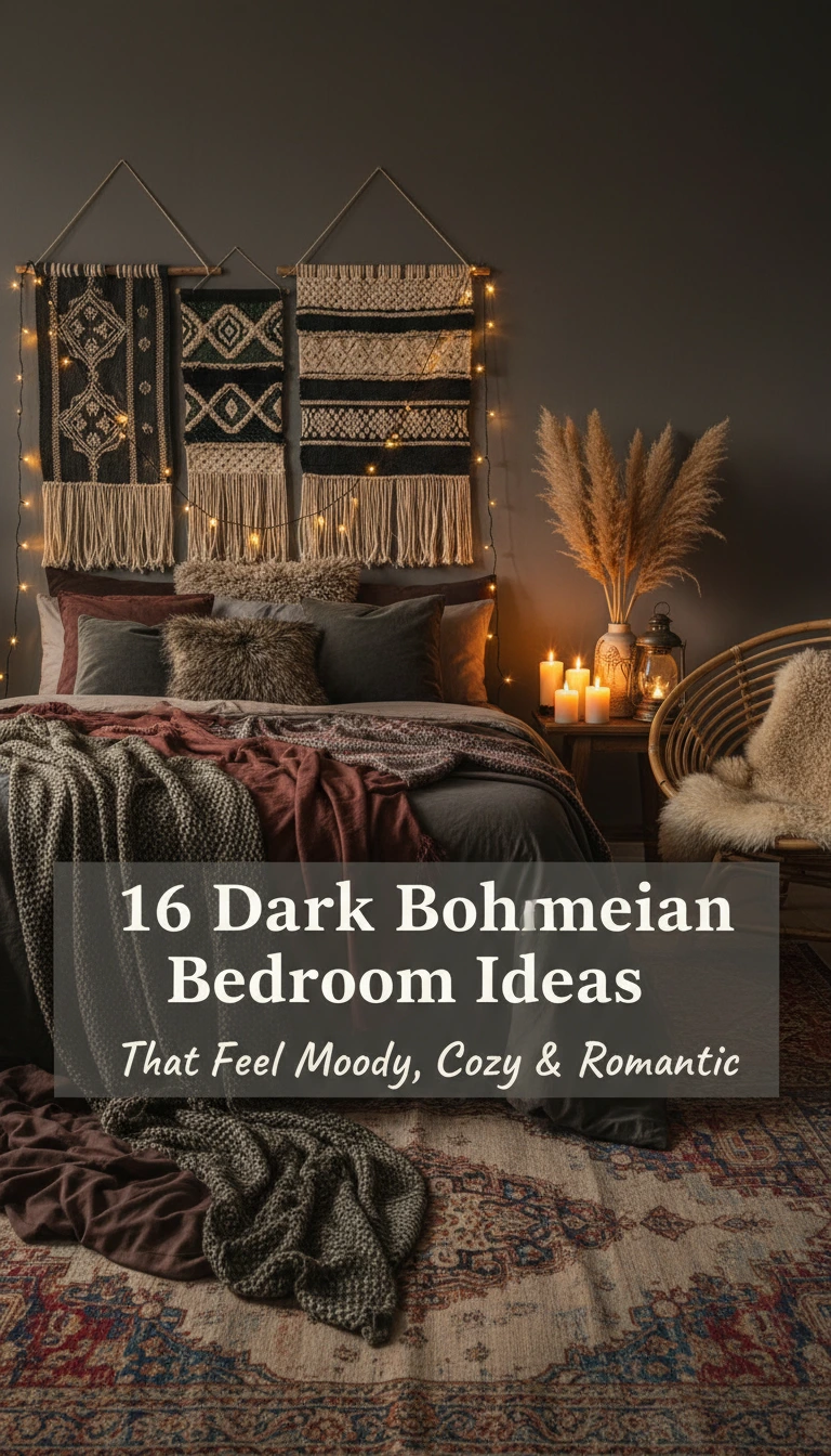 Dark Bohemian Bedroom Ideas That Feel Moody