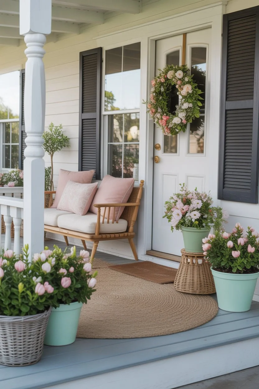 Soft pastel colors instantly refresh your spring