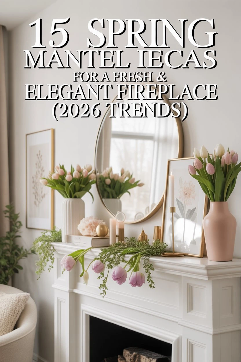 Spring Mantel Decor Ideas