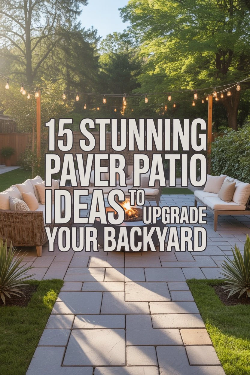 Backyard Paver patio Ideas