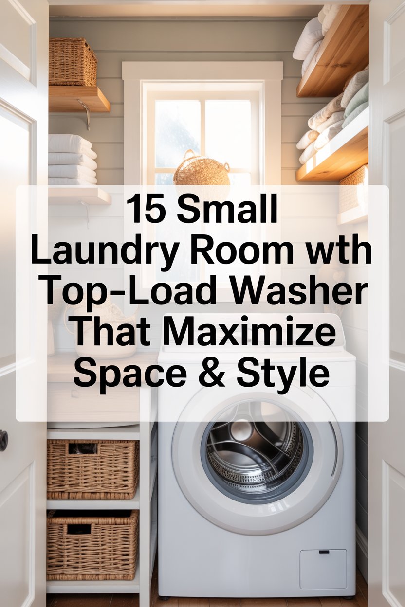 Stylish home laundry room featuring cabinets, shelves, and space-saving layout