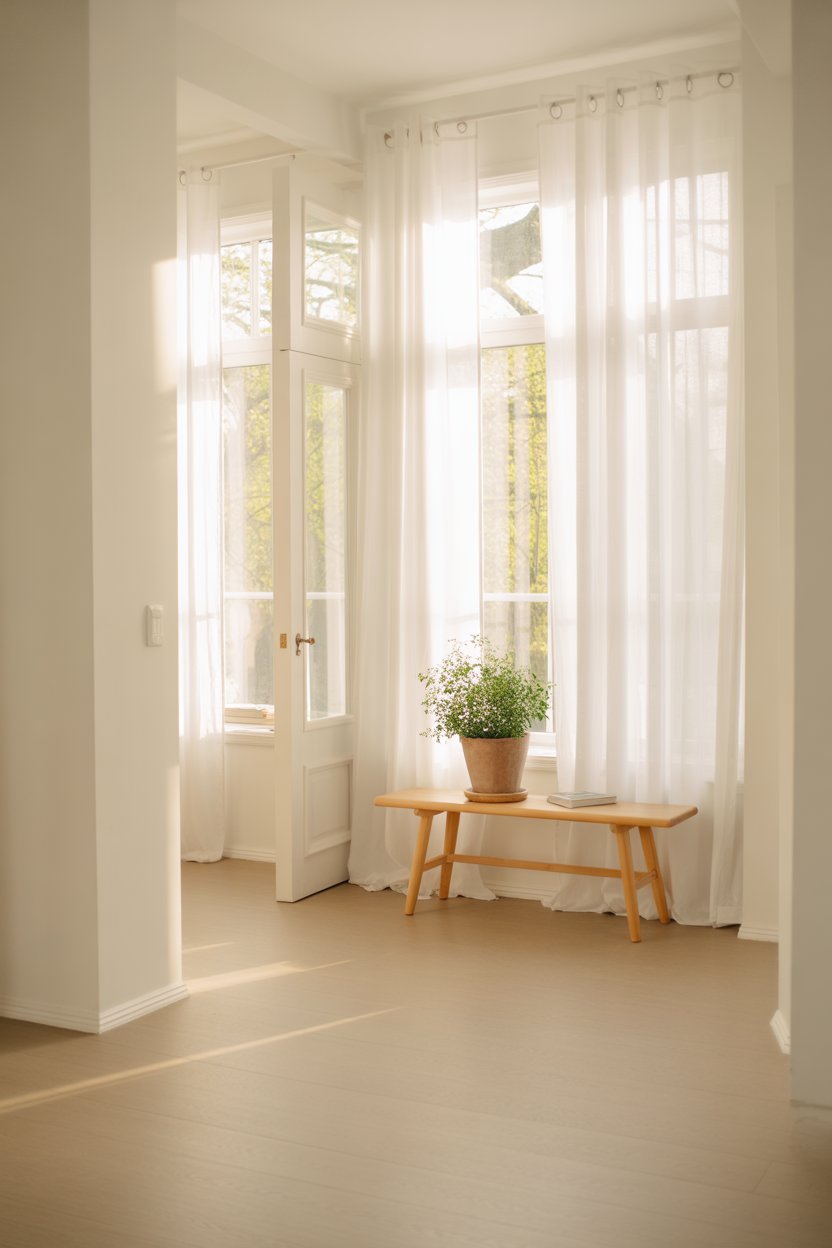 bright small entryway with natural light