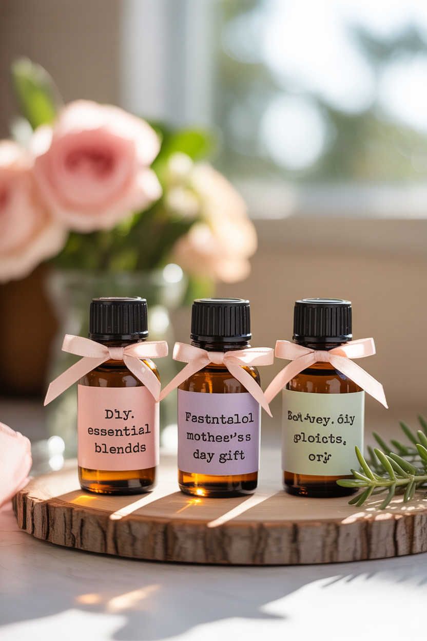 DIY essential oil perfume gift for Mother’s Day