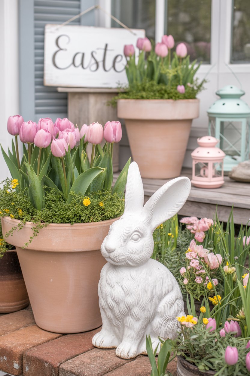 Spring Is Here – Outdoor Easter Decor in French Garden Style