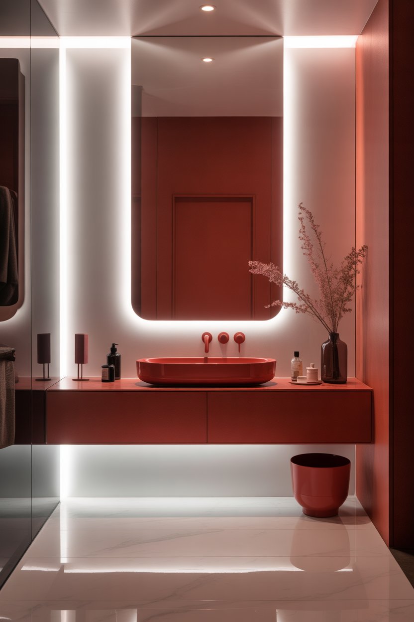 small-red-bathroom-decor-ideas