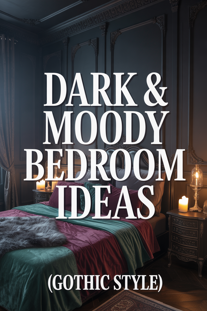 Dark & Moody Bedroom Ideas