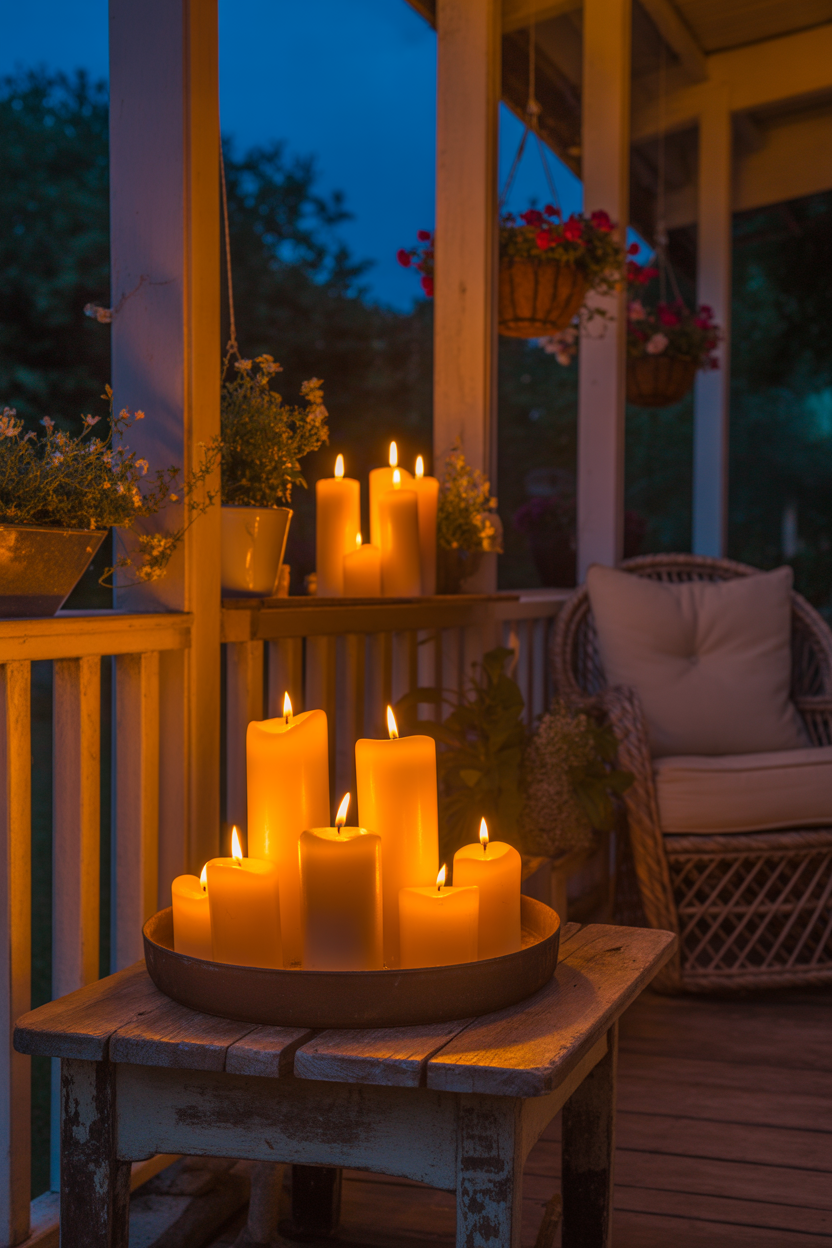 candle corner summer porch decor ideas to refresh your outdoor space
