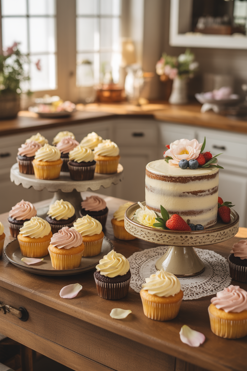 Mother’s Day dessert table decoration idea