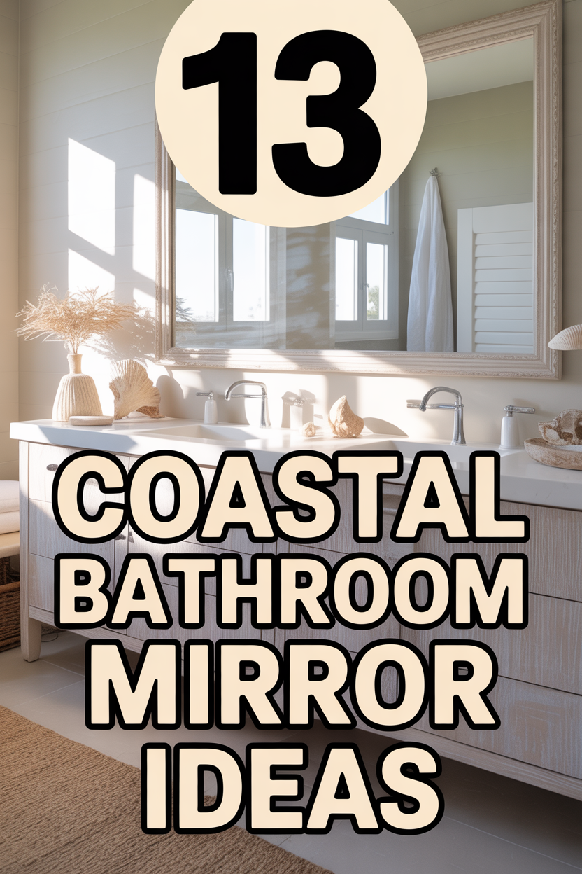 elegant coastal bathroom mirrors with bright airy design and luxury touch