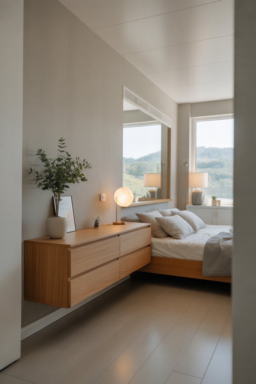 Vintage distressed IKEA dresser with a rustic farmhouse finish and worn edges