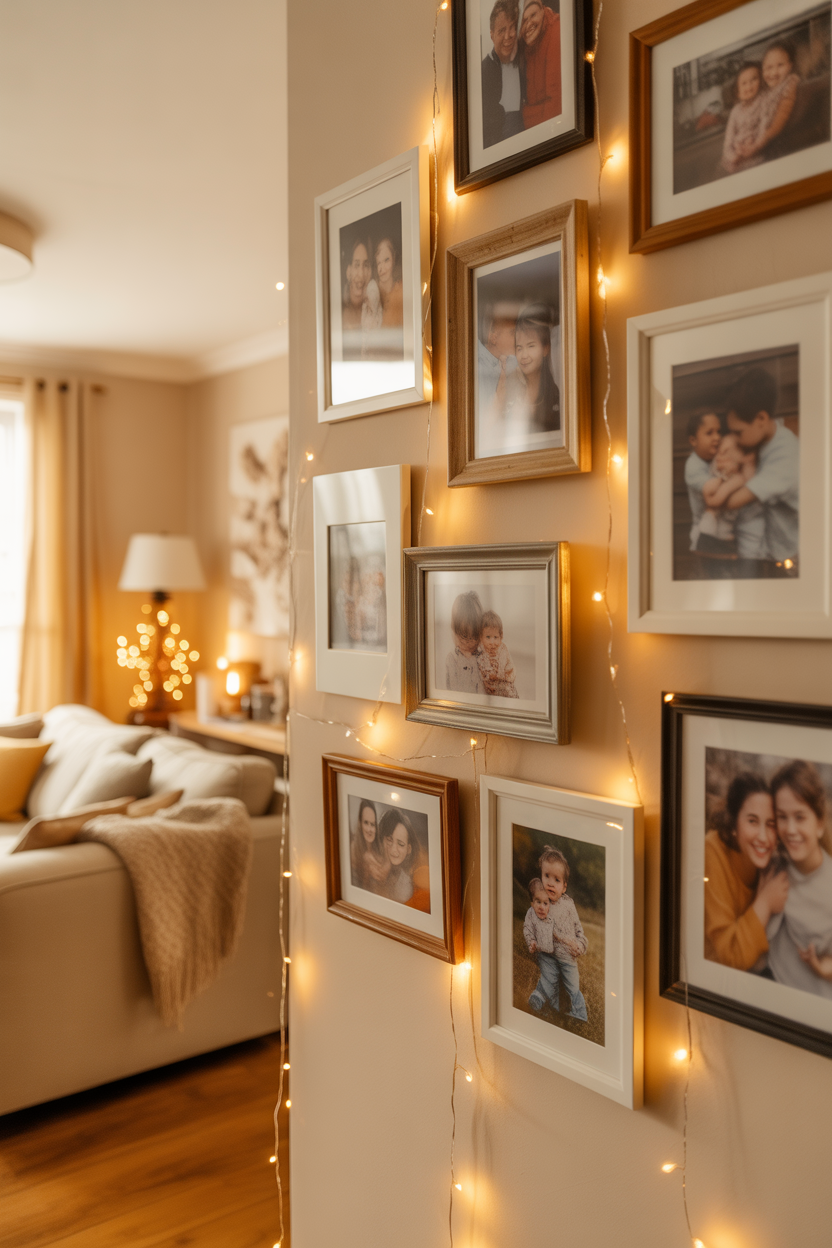 Fairy photo frame light decoration