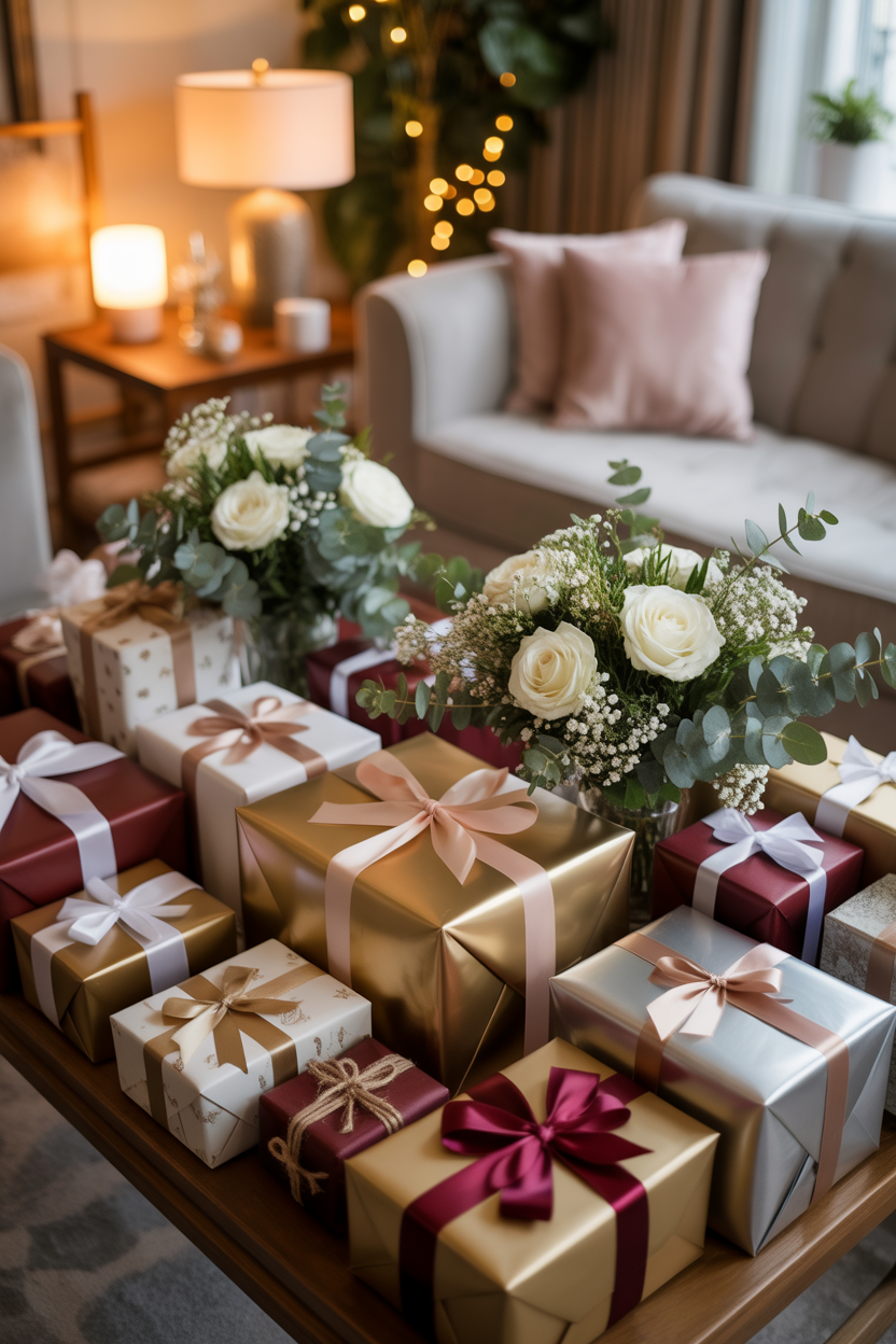 Mother’s Day gift table decoration idea