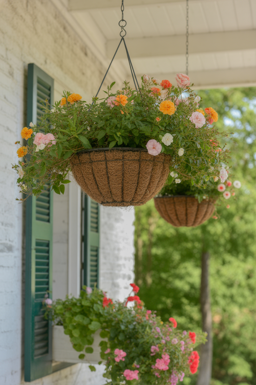 hanging baskets summer porch decor ideas to refresh your outdoor space