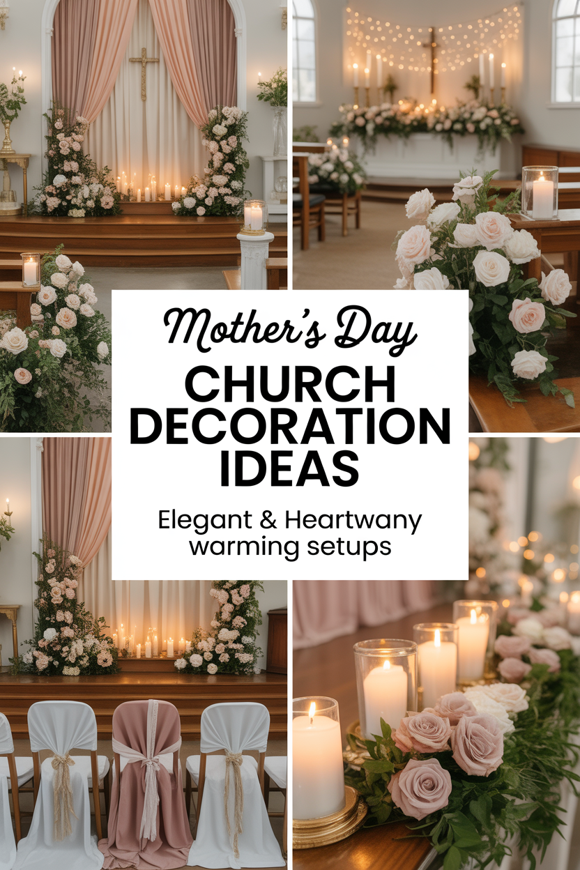 Mother’s Day brunch table with floral decor and elegant pastel setup