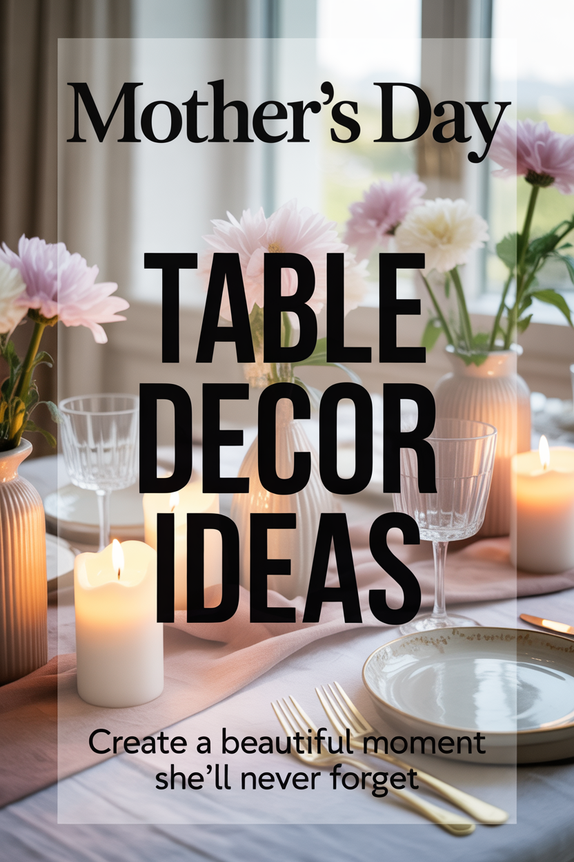 Elegant Mother’s Day table decor ideas for a beautiful and cozy celebration