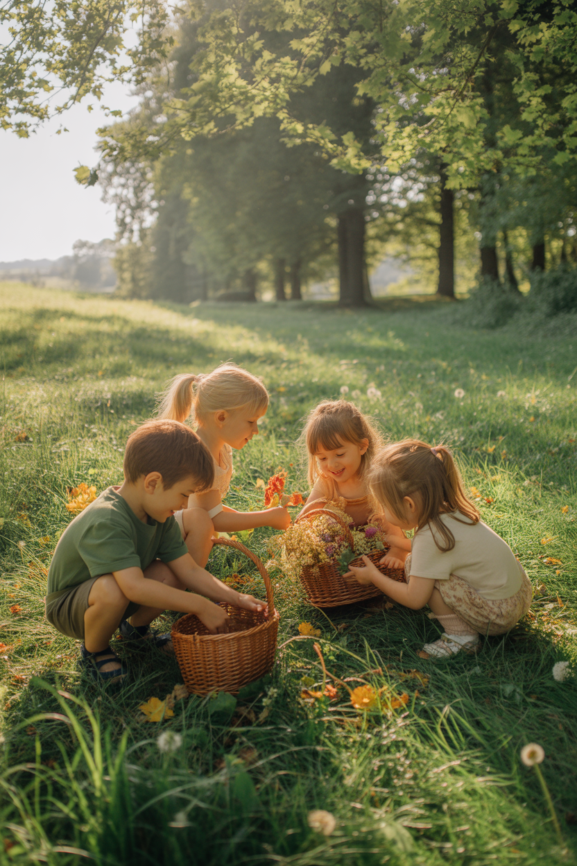 preschool summer nature scavenger hunt outdoor activity