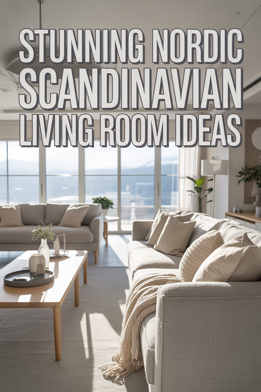 Clean and bright Scandinavian living room ideas featuring cozy textures, minimal decor, and a warm inviting atmosphere