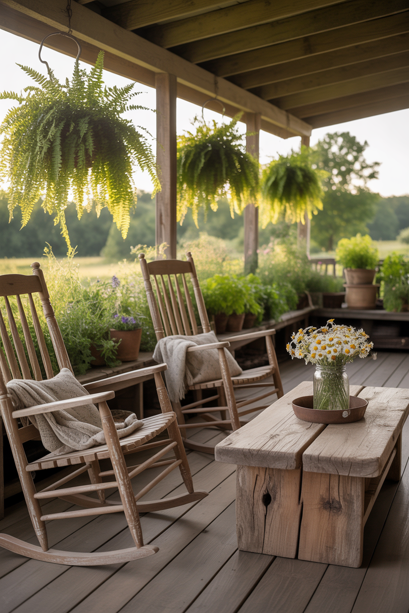 rustic wood summer porch decor ideas to refresh your outdoor space
