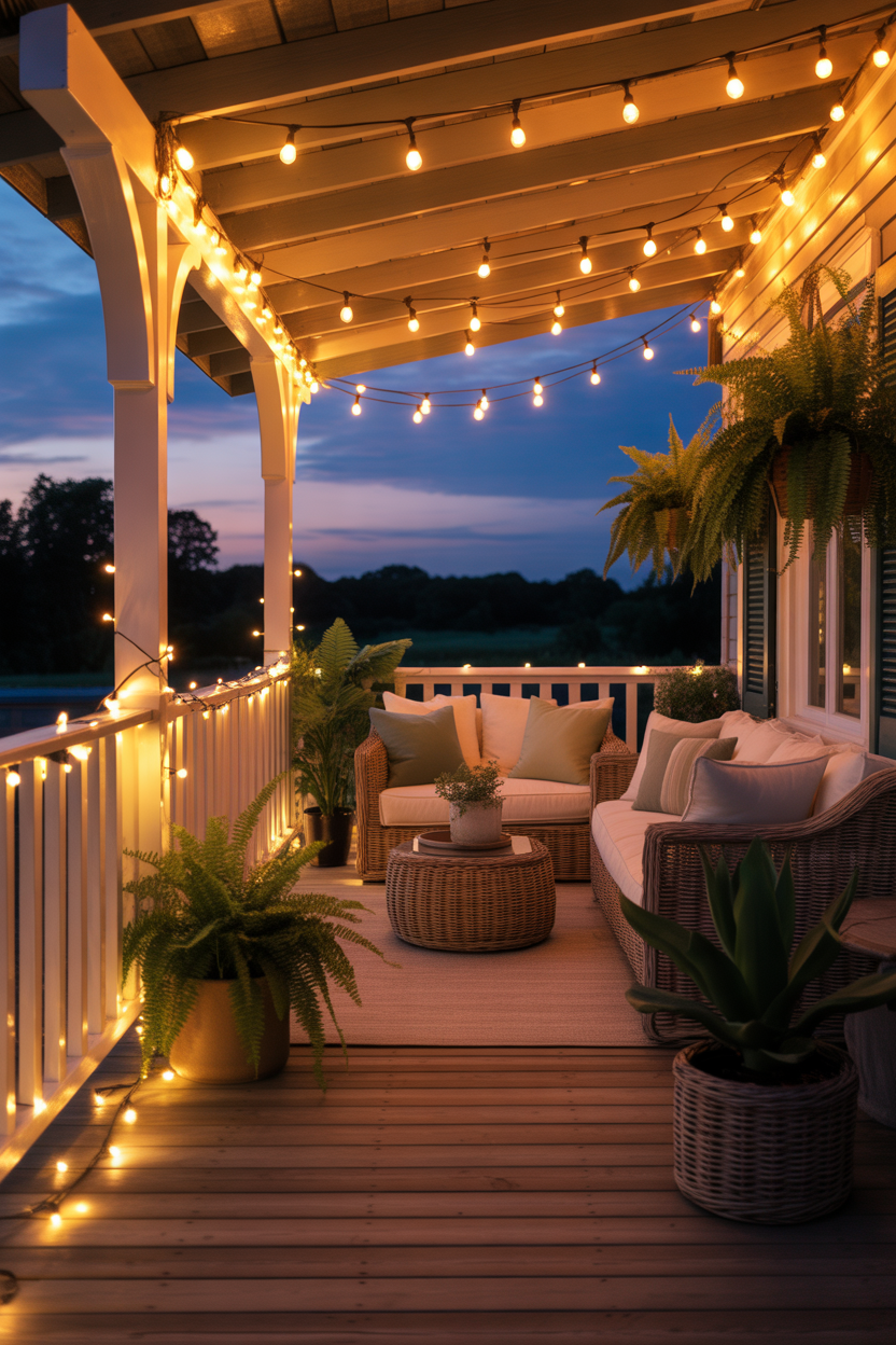 string lights summer porch decor ideas to refresh your outdoor space