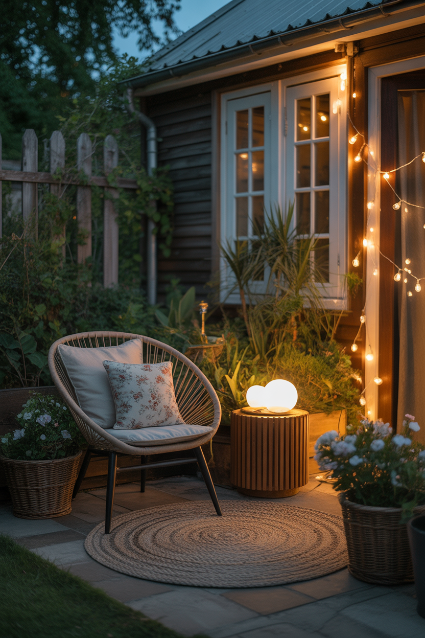 vintage garden decor ideas cozy reading nook backyard aesthetic corner