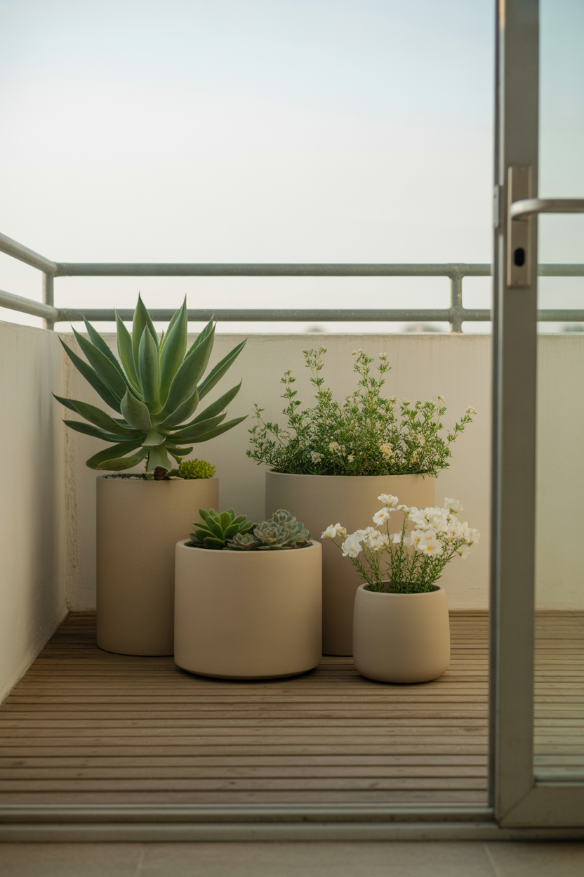 Zen-inspired flower container gardening ideas for minimalist spaces.