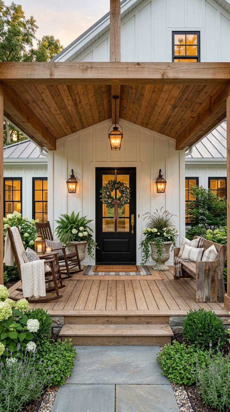 Farmhouse front porch ideas