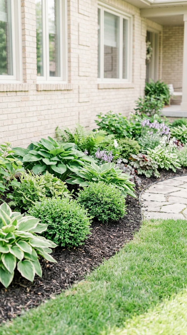 Foundation planting ideas to soften small front yard landscaping