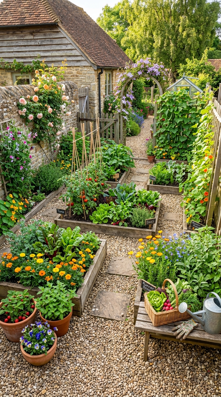 small potager garden ideas