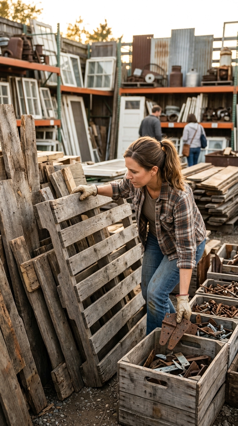 Budget-saving tips for sourcing materials for a DIY garden gate