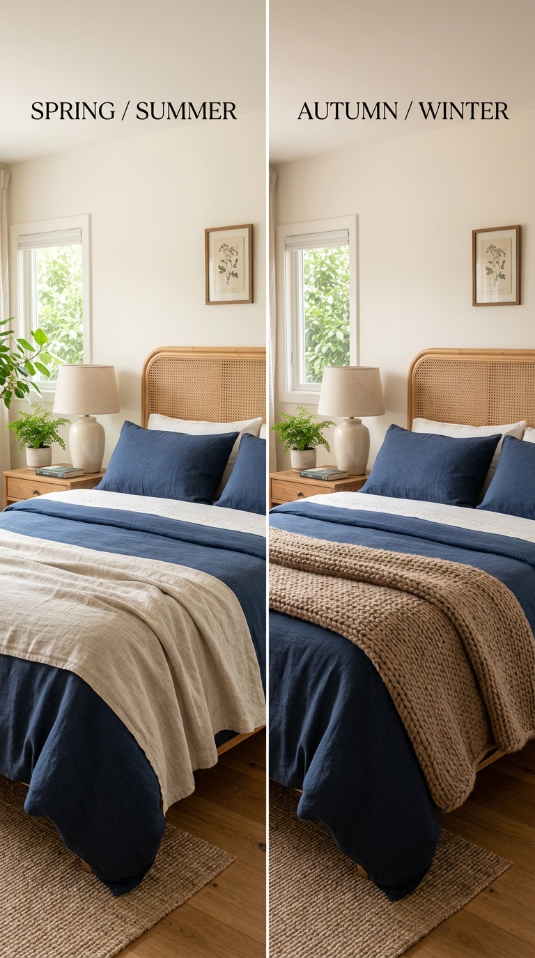 Simple seasonal swaps keep this coastal granddaughter's bedroom idea feeling fresh year-round