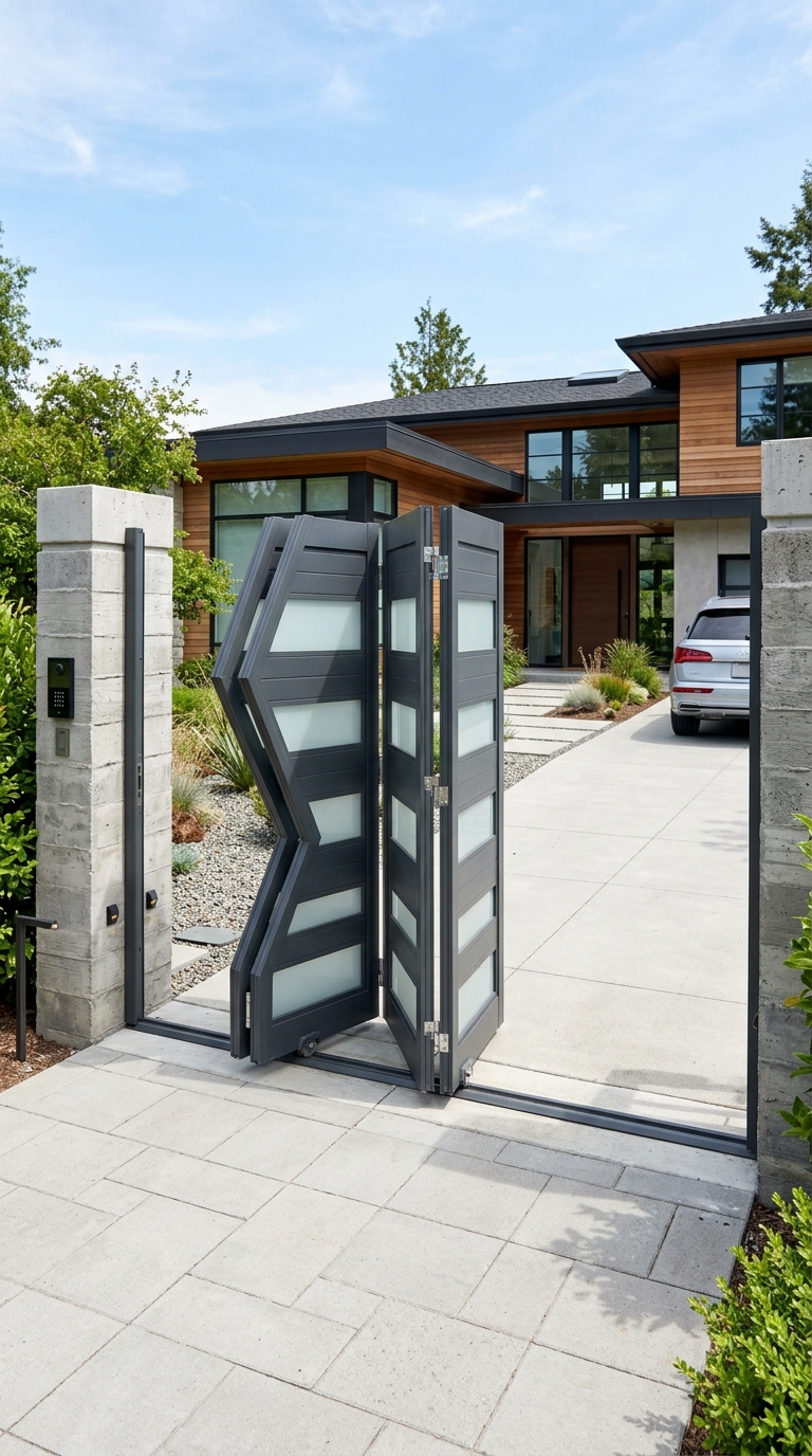 folding-driveway-gate-design