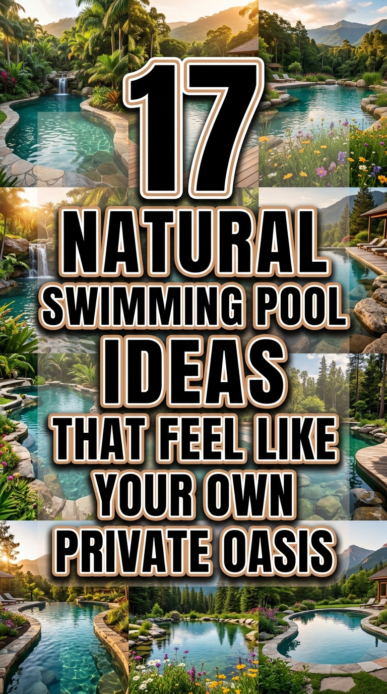 Natural swimming pool ideas with luxury backyard oasis inspiration